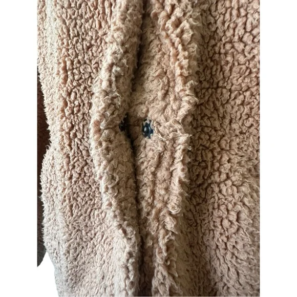 Billabong Cozy Days Sherpa Jacket Toffee Small - Picture 4 of 7